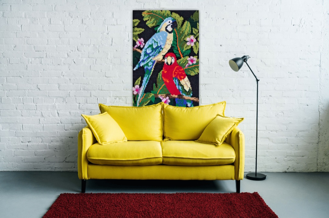 Image of Shpendë Tropikal të Qëndisur